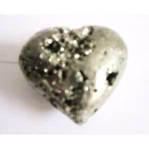  Pyrite Stone Carved and Polished As Heart: Everything Else