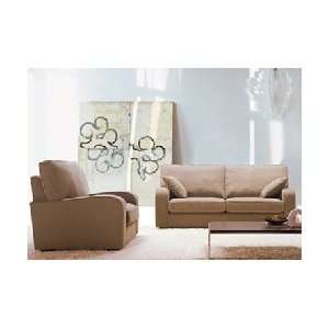  Oatmeal Espresso Sofa Set