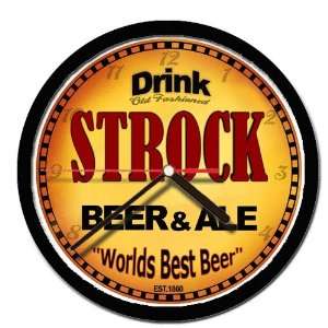  STROCK beer and ale cerveza wall clock: Everything Else