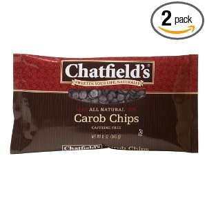 Chatfields Carob Morsels, 12 Ounce (Pack of 2):  Grocery 