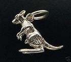 silver charms charm jumping kangaroo  