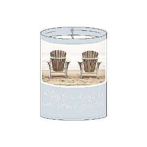  New View 8 oz. Beachfront Sentiment Candle: Home & Kitchen