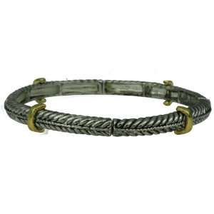  Adore Stretchable Silver Bracelet: Jewelry