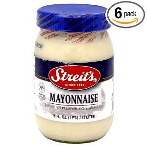 Streits Mayonnaise, 16 Ounce (Pack of: Grocery & Gourmet Food