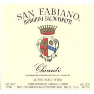  2007 Fattoria San Fabiano Chianti Putto Docg 750ml 