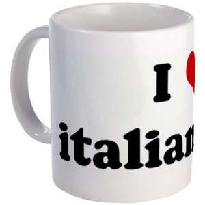 Love italian men Humor Mug by   Kitchen 