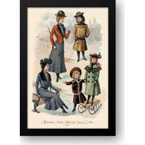  Midwinter Street Attire for Young Folks 16x22 Framed Art 