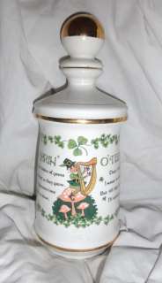 1968 Weller Distillery Old Fitzgerald PorcelainDecanter  