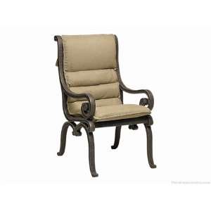   Aluminum Arm Patio Dining Chair Cantera Finish: Patio, Lawn & Garden