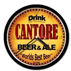  CANTORE beer and ale cerveza wall clock: Everything Else