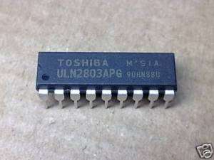 10 pcs ULN2803A ULN2803 TRANSISTOR ARRAY 8 NPN TOSHIBA  