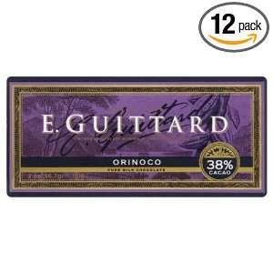 guittard Cacao Orin Milk Chocolate 38 Percent, 2 ounces (Pack of 12 