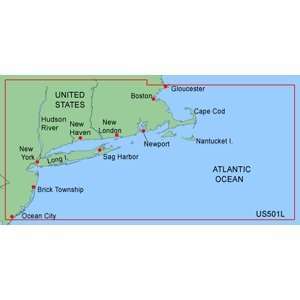  Garmin Bluechart XUS501L Cape Cod   New Jersey, Micro SD 