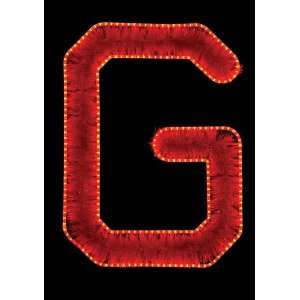   1563 Red G Red Capital Letter G   RL LED Lights: Home Improvement