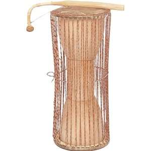  Overseas Connection Ghana Talking Drum with Stick Natural 
