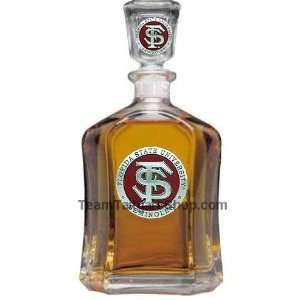   State Seminoles FS Capitol Decanter with Enamel