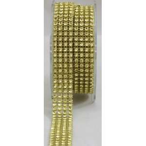  Gold Diamond Ribbon   3 Yards: Arts, Crafts & Sewing