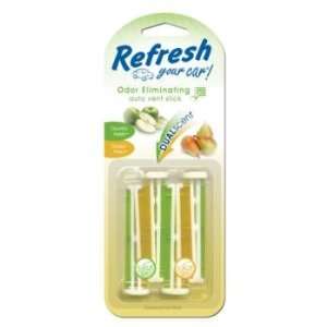  Refresh Your Car Dual Scent Vent Sticks  Country Apple 