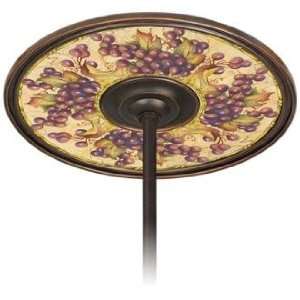  Tuscan Grapes 6 1/2 Opening Bronze Ceiling Fan Medallion 