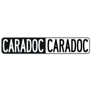   NEGATIVE CARADOC  STREET SIGN