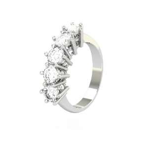    18Carati Italian eternity ring 1.5 ct.   VR0012 4.5 Jewelry