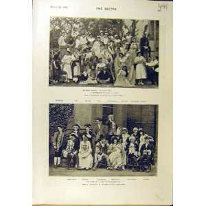  1895 Burlesque Company India Cast Scarborough Theatre 