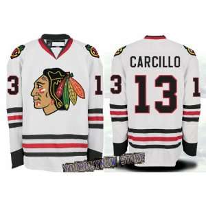  NHL Gear   Daniel Carcillo #13 Chicago Blackhawks White 