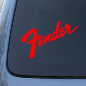  FENDER   Vinyl Car Decal Sticker #A1599  Vinyl Color: Red 