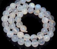 8mm Blue Chalcedony Round Gemstone Loose Beads  