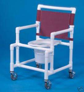 MIDSIZE SHOWER CHAIR COMMODE   350 lb. Capacity  