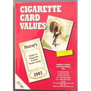  Cigarette Card Values: Murray Cards International Ltd 