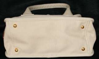 New Current $1450 Prada Canapa Handbag Canvas Shoulder Bag Purse 