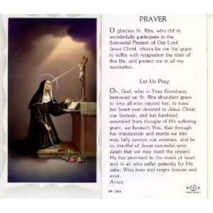  St. Rita Of Cascia Holy Card (5P 051)   100 pack