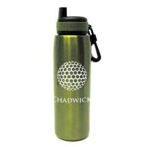  Golf Etched Stainless Water Bottle: Kitchen & Dining