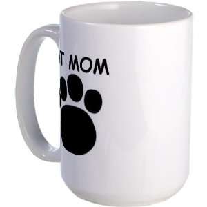 Cat Mom Pets Large Mug by 