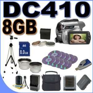  Canon DC410 DVD Camcorder w/37x Optical Zoom (Silver 