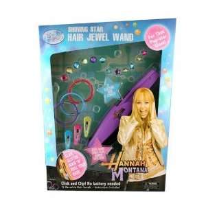  Hannah Montana Shining Star Hair Jewel Wand: Toys & Games