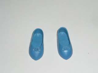   Tammy Pepper & Topper Penny Brite Squishy Blue Bow Shoes HTF BLUE MINT