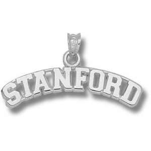   Stanford Cardinal Sterling Silver Arched STANFORD Pendant Sports