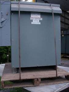 SQUARE D 100 KVA TRANSFORMER WITH 200 AMP DISCONNECT  