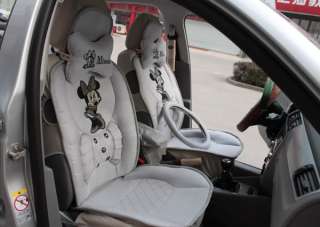Minnie Mouse Auto Car Front Rear Seat Cover Ice Silk 8p  