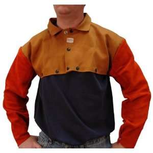 Stanco Welding Sleeves Cape Sleeve with Collar Flame Resistant Leather