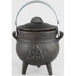  Small Triquetra Cast Iron Cauldron 