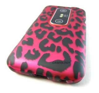   LEOPARD HARD SNAP ON CASE COVER FOR SPRINT HTC EVO 3D PHONE ACCESSORY