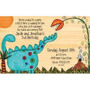  Prehistoric Times Party Invitations: Toys & Games
