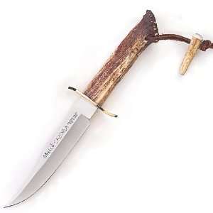 Muela Cazorla 11.375 Inch Fixed Blade Knfe, Crown Stag 