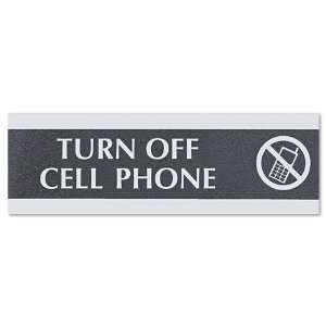  Headline Signs® Century Series Office Signs,Cell Phones 