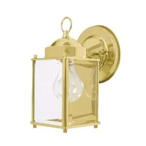  Capital Lighting 9814SB Outdoor Sconce, Solid Brass: Home 