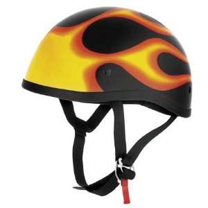  Skid Lid Original Half Helmet X Small  Black: Automotive