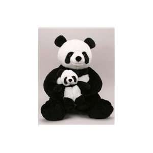  Stuffed Jolie Panda With Baby 26 Inch Plush Animal Toys 